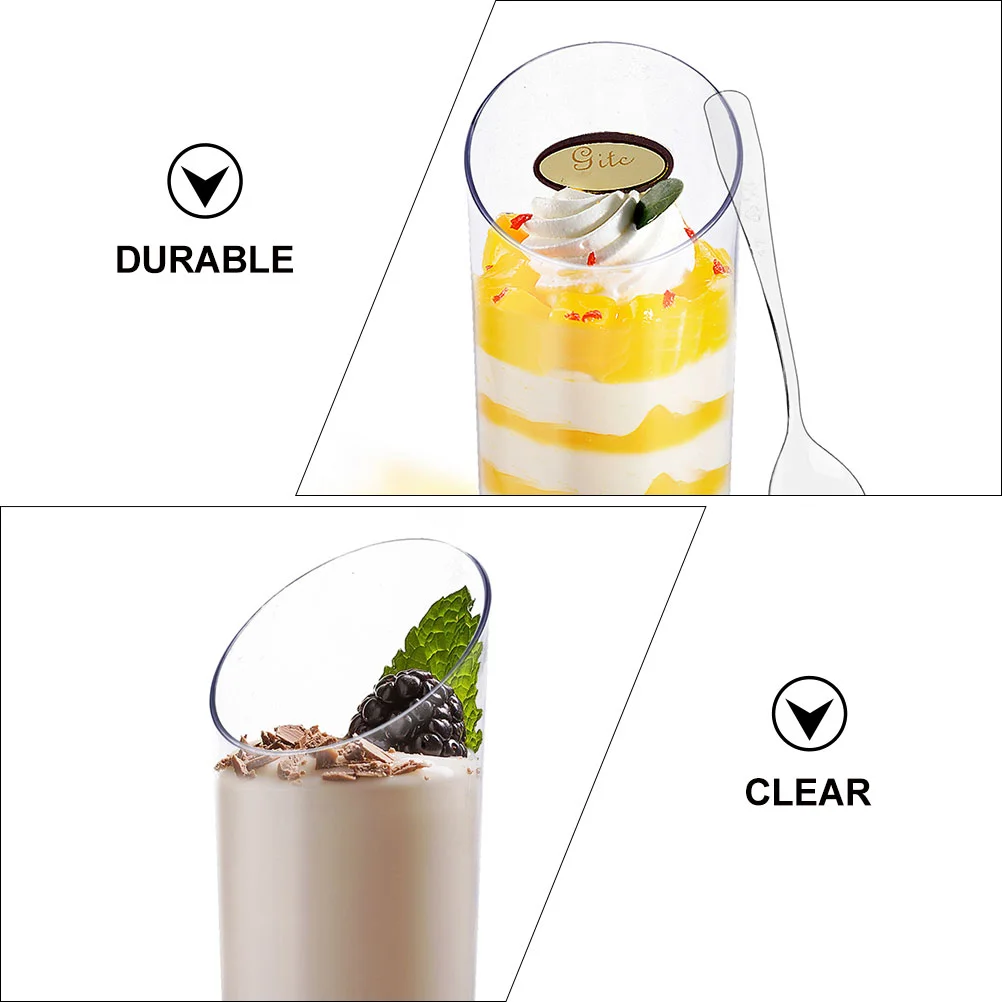 24 комплекта чашек для десертов портативные чашки Tiramisu компактный мусс нежный