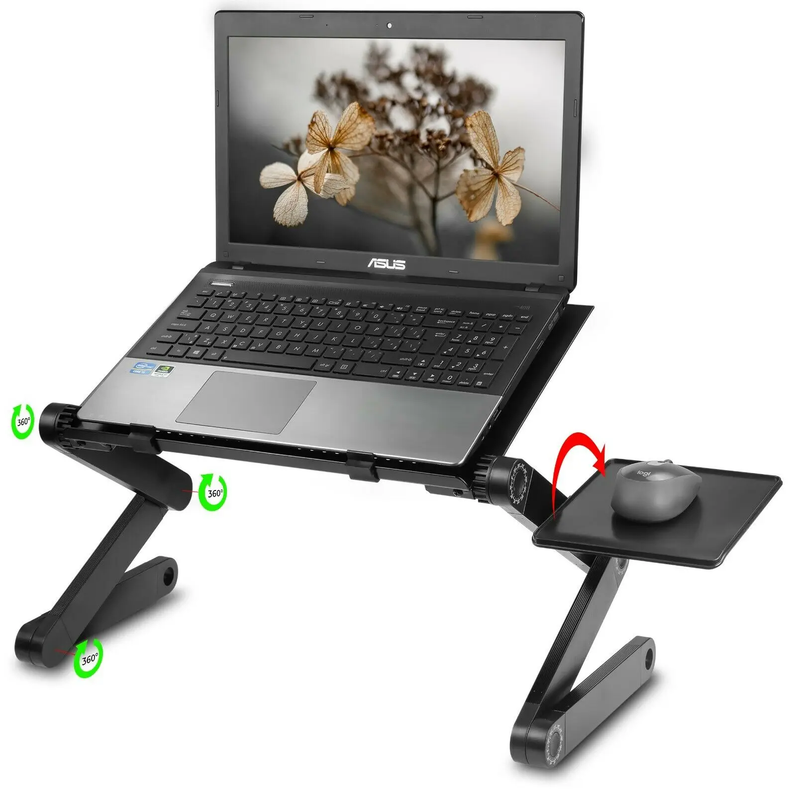 

Laptop Stand For Lap Bed Desk Tray Table Sofa Holder Riser Standing Ergonomic