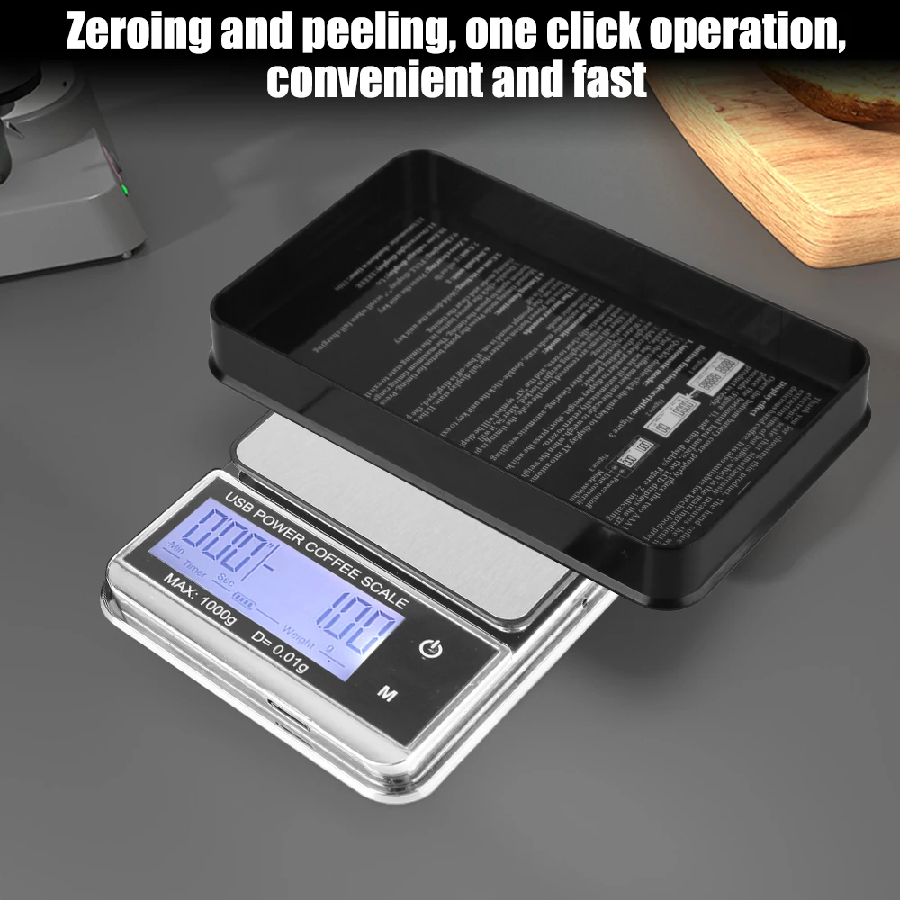 Цифровые кухонные весы для кофе перезаряжаемые циклические высокоточные