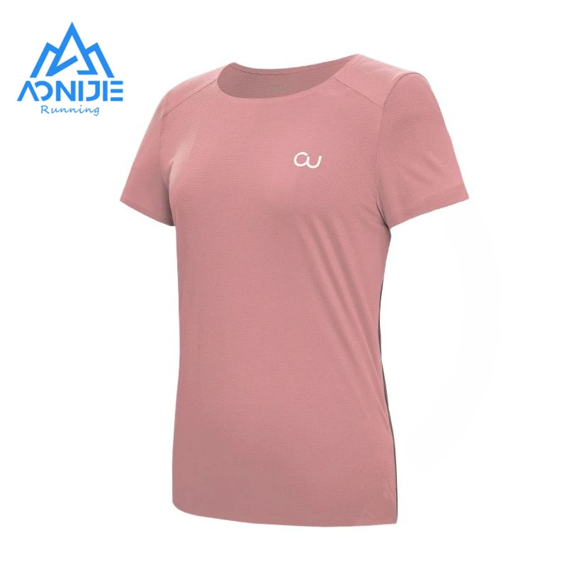 

AONIJIE FW5117 Women Female Sports Quick Drying T-shirt Breathable Sweatshirt Short Sleeve Shirt For Running Gym Leisure Commute