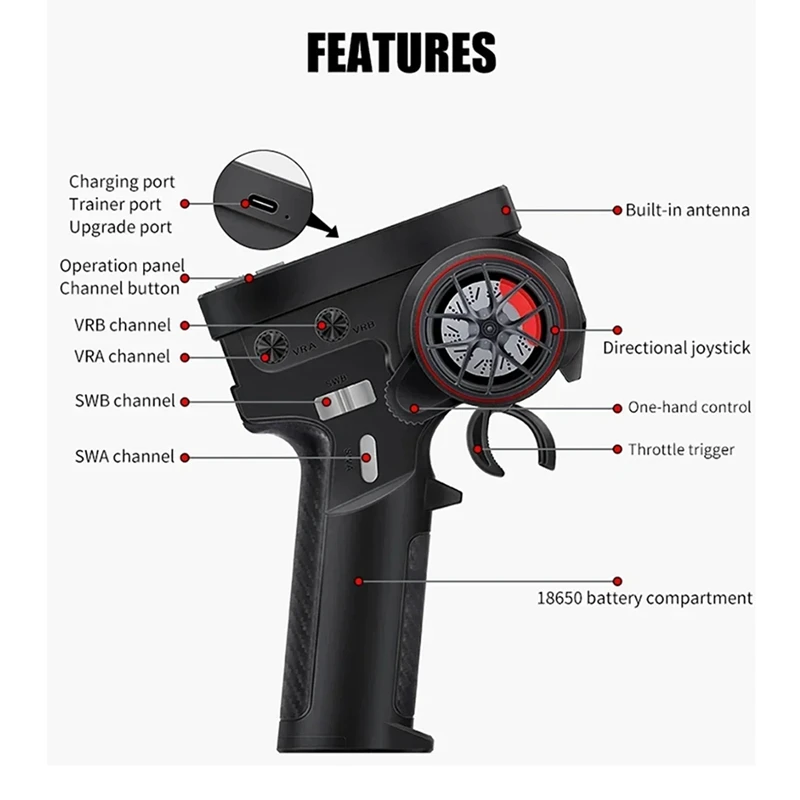 CT-8B 8CH передатчик пульт дистанционного управления 2 4 Ghz Радио + фотоприемник для