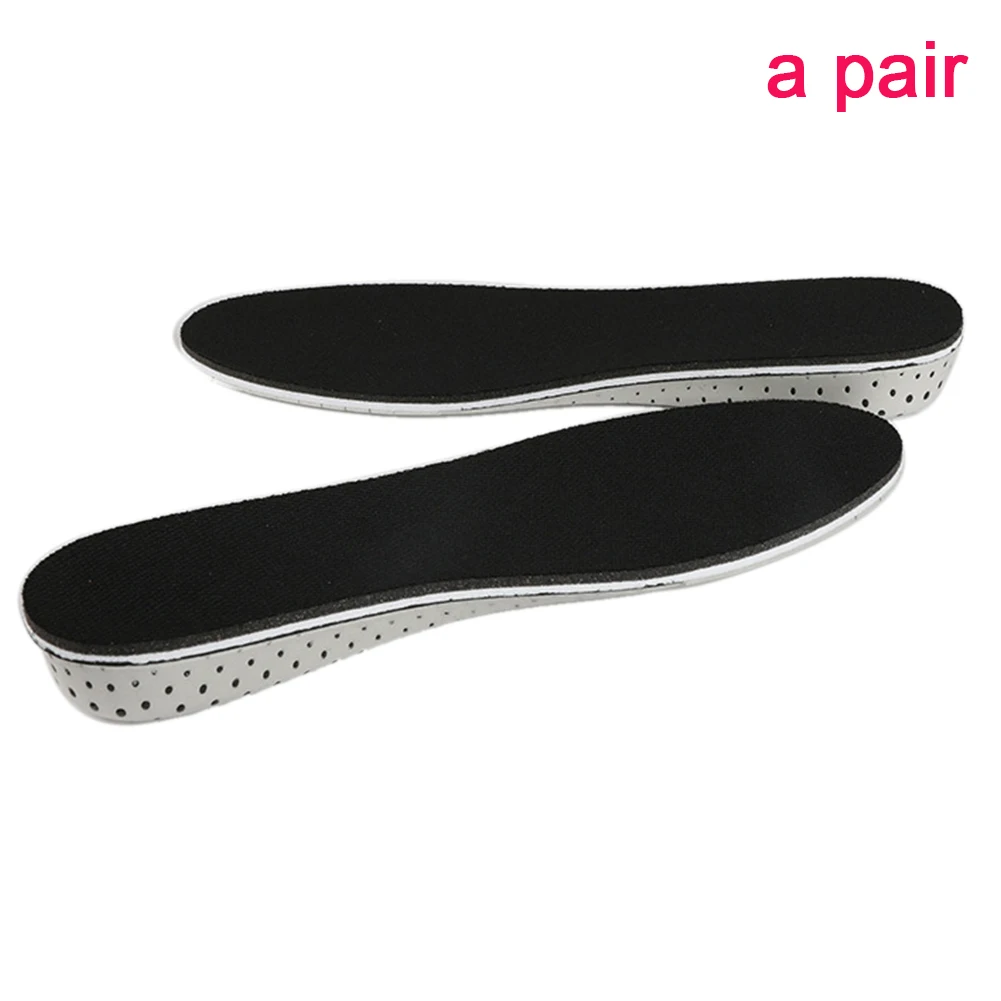 

Men Women Breathable Heel Lifting Invisible Soft Outdoor Adults Pads Insole Foot Shoes Massage Memory Foam Height Increase