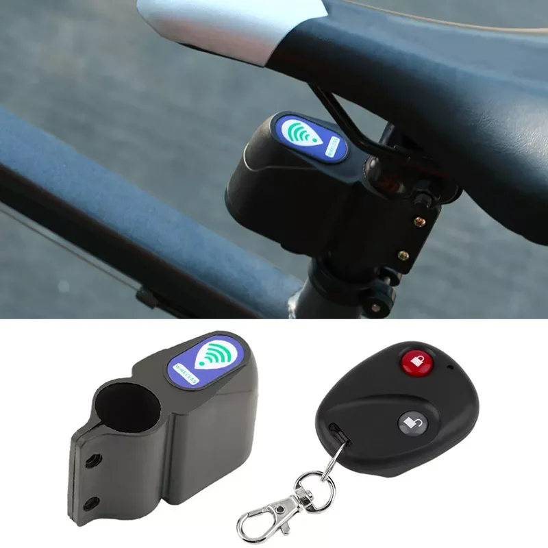 

Bicycle Anti-theft Alarm Lock with Wireless Remote Control Waterproof MTB Bike Anti-Theft Vibration Alarm 110DB Bike Alarm Lock