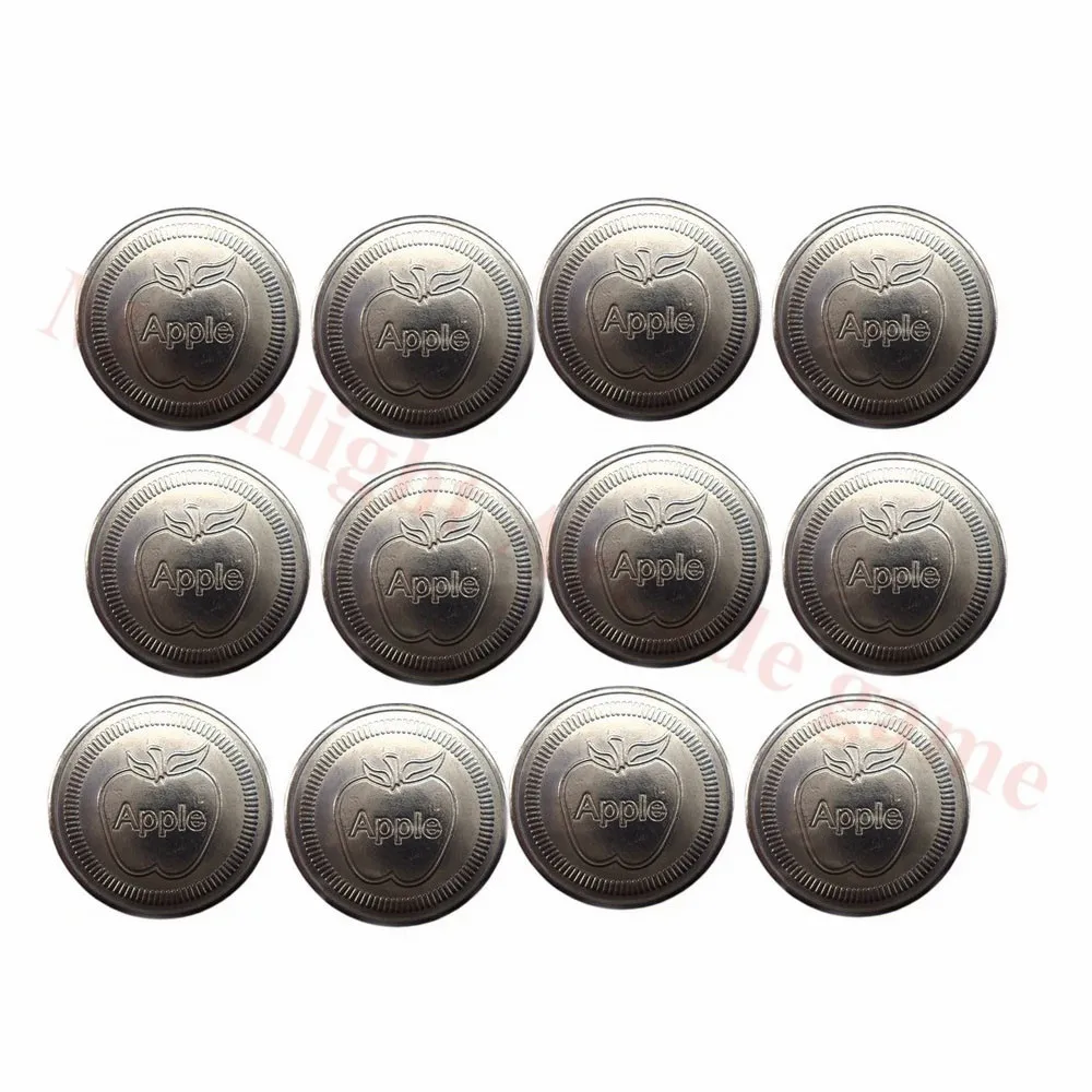 100 шт. монетница из нержавеющей стали для аркадных игр |