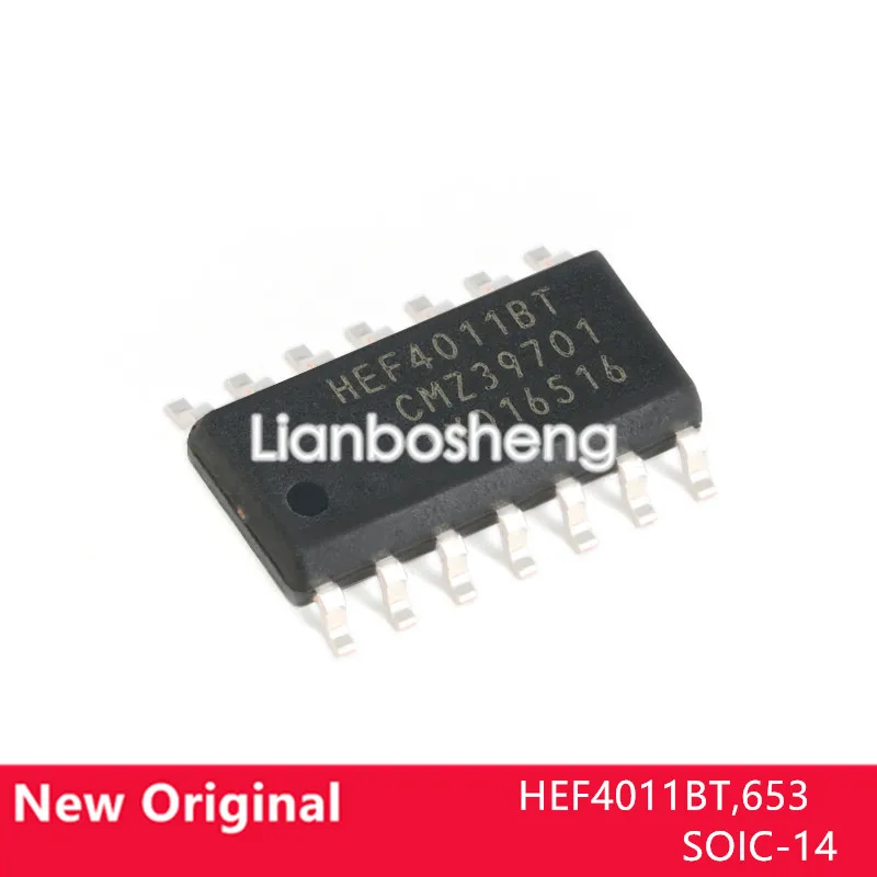 

10PCS new original HEF4011BT,653 SOIC-14 Quad, 2-input and non-gate chip chip logic chips