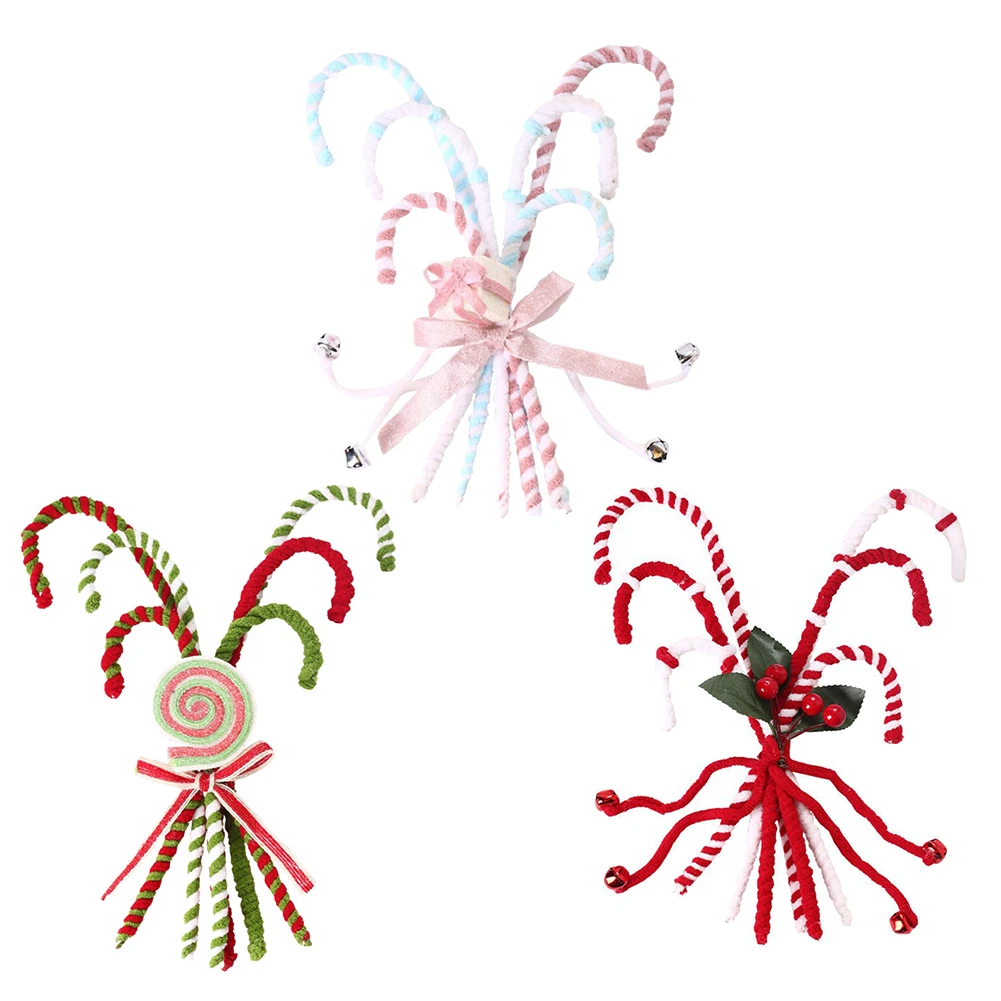 Праздничные украшения 35 15 4 см Рождественские из конфетной трости Декор для