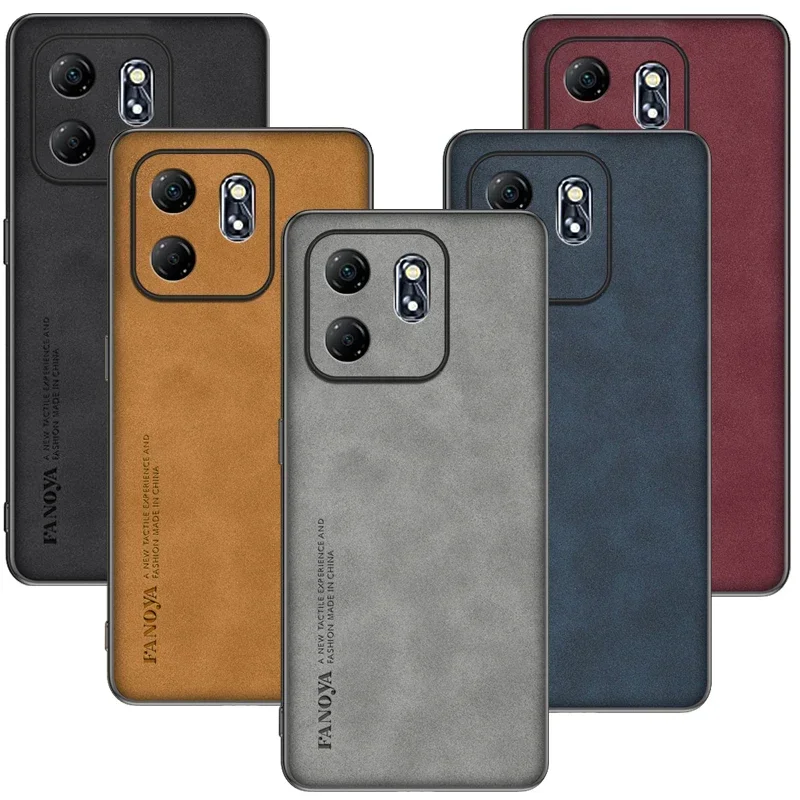 Чехол Skinsheep из искусственной кожи для Infinix Hot 50i Hot50 5G 4G матовый силиконовый