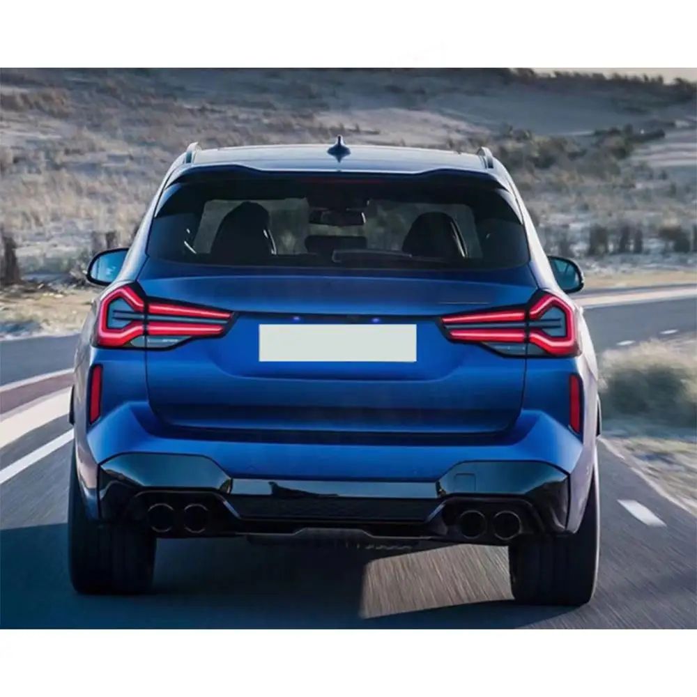 ABS задний бампер диффузор насадки на выхлопную систему для BMW G01 G08 X3 M Sport 2022 +