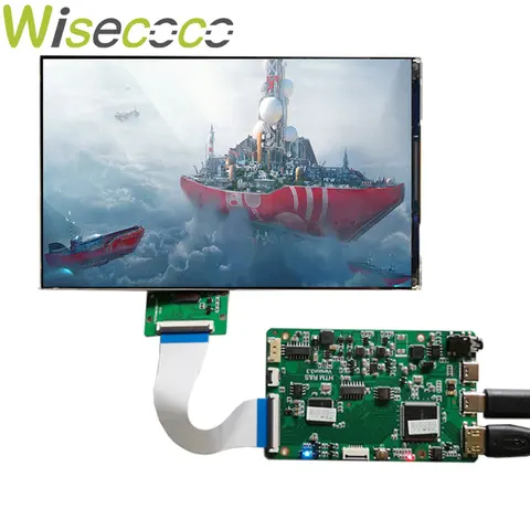 7-дюймовый TFT IPS ЖК-дисплей Wisecoco для Raspberry Pi4 1920x1200, игровой экран, ТВ-приставка, панель ландшафтного контроллера