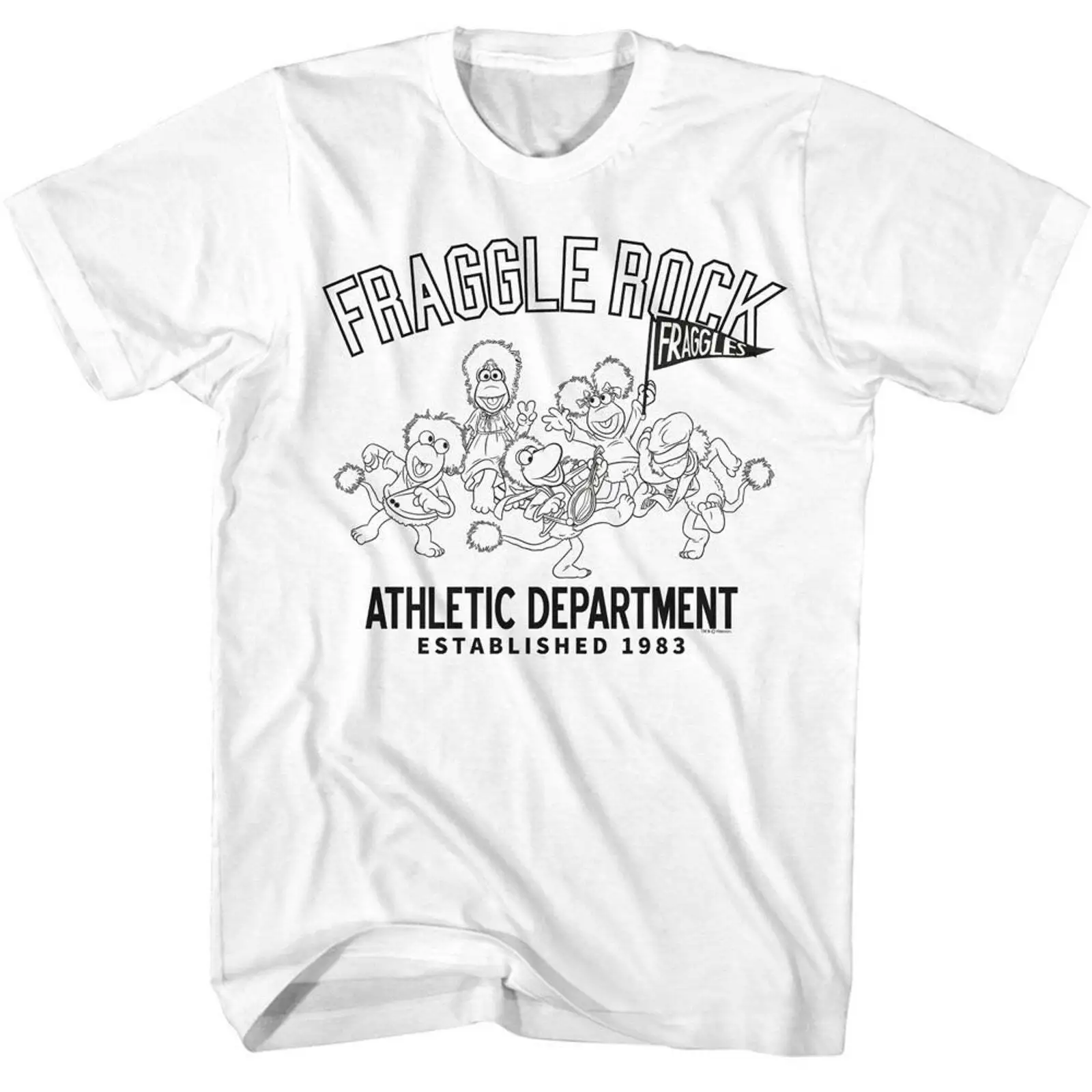 Лицензированная Мужская футболка Fraggle Rock Gobo Rocks Sm 4Xl