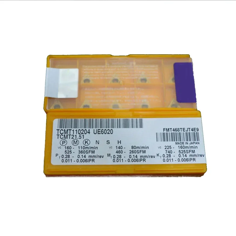 Профессиональные вставки 10шт TCMT 110204 UE6020 2151 Твердосплавный резак с ЧПУ