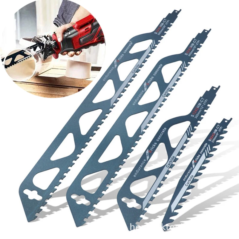 

Durable Tools Brick Cutting Saw Masonry Cutting Blade Red For Stone Saber Reciprocating Blade Carbide Saw Concrete