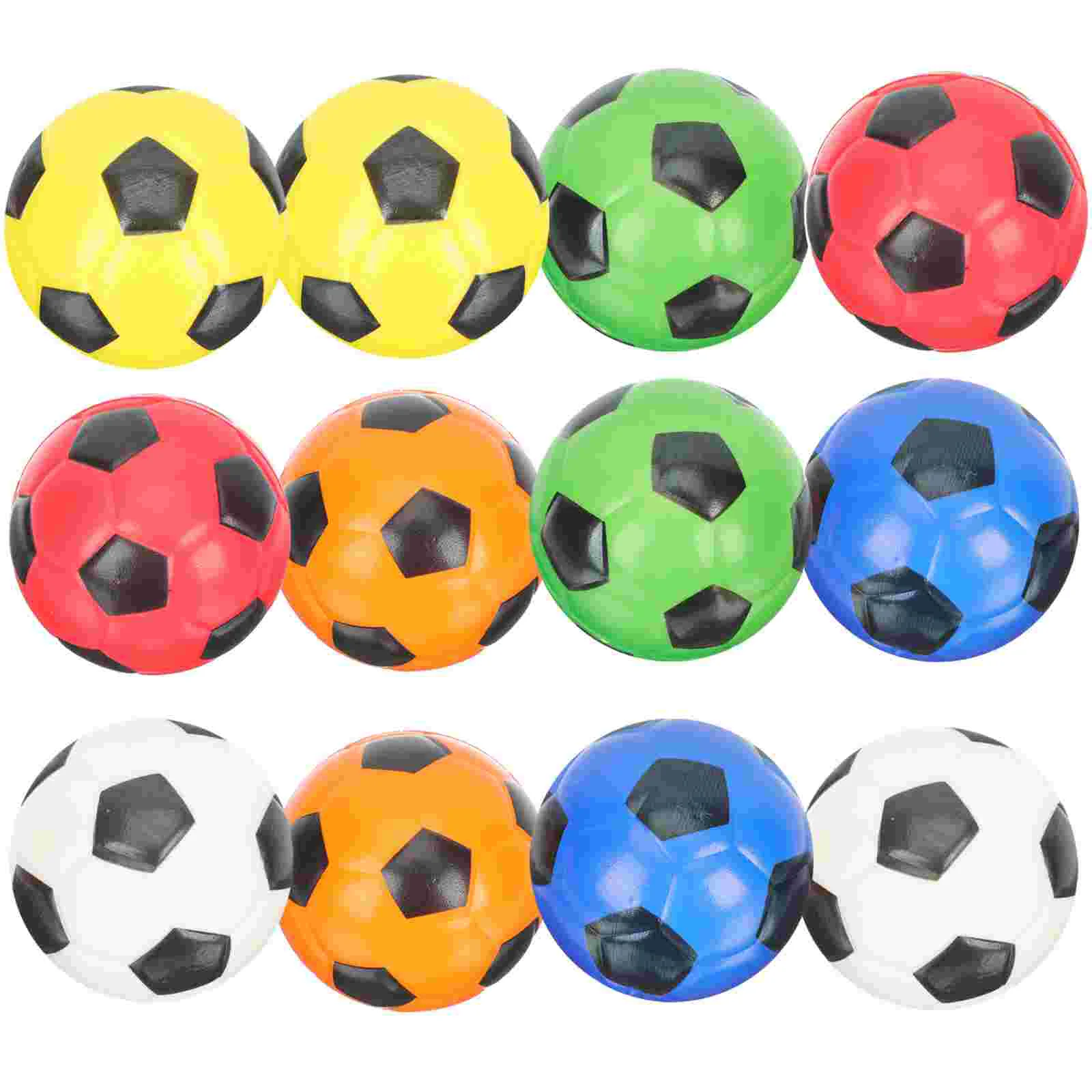 

12 шт. уличные Игрушки для мальчиков, Футбольная пена, декомпрессионные детские милые стрессы 6,3x6,3 см, маленький Футбол для детей