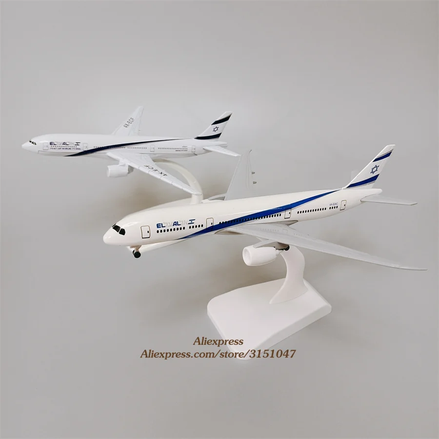 

Модель самолета из металлического сплава, авиакомпании «авиалиния Израиля», модель самолета Боинг 777 787 B777 B787, модели летательных аппаратов,...