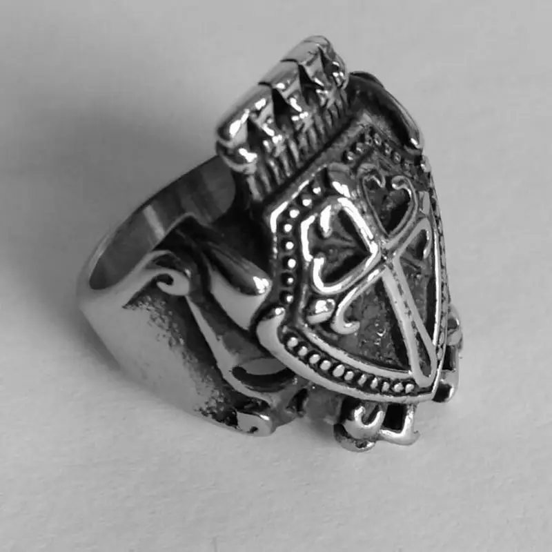 Мужское Винтажное кольцо из нержавеющей стали