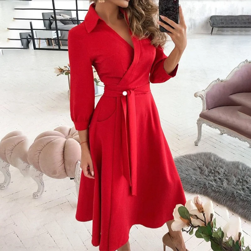 2022 Spring and Autumn Elegant Ladies Solid Color Casual V-neck Cardigan Thin Stripe Printed Women's Nightdress Homewear