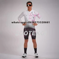 zootekoi cycling jersey suit road bike mtb mens cycling thin long sleeve suspender trousers set ciclismo summer cycle clothing