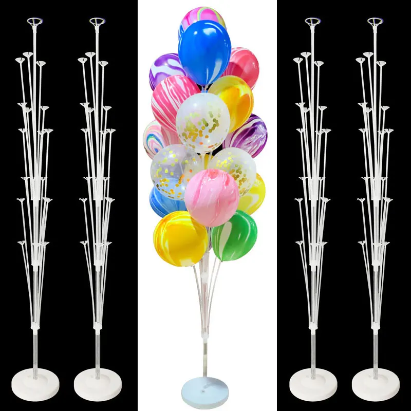 

1/2Set Balloon Column Stand for Baby Shower Birthday Wedding Party Decorations Eid Baloon Arch Glue Dot Pump Ballons Accessories