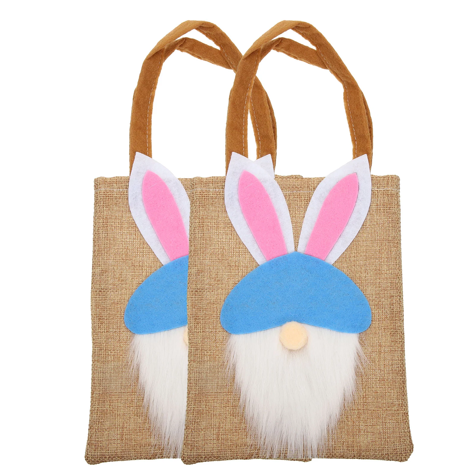 

Easter Gift Treat Tote Candy Kids Bunny Party Favor Cookie Basket Baskets Egg Wrapping Box Packing Decorative Pouches Pouch