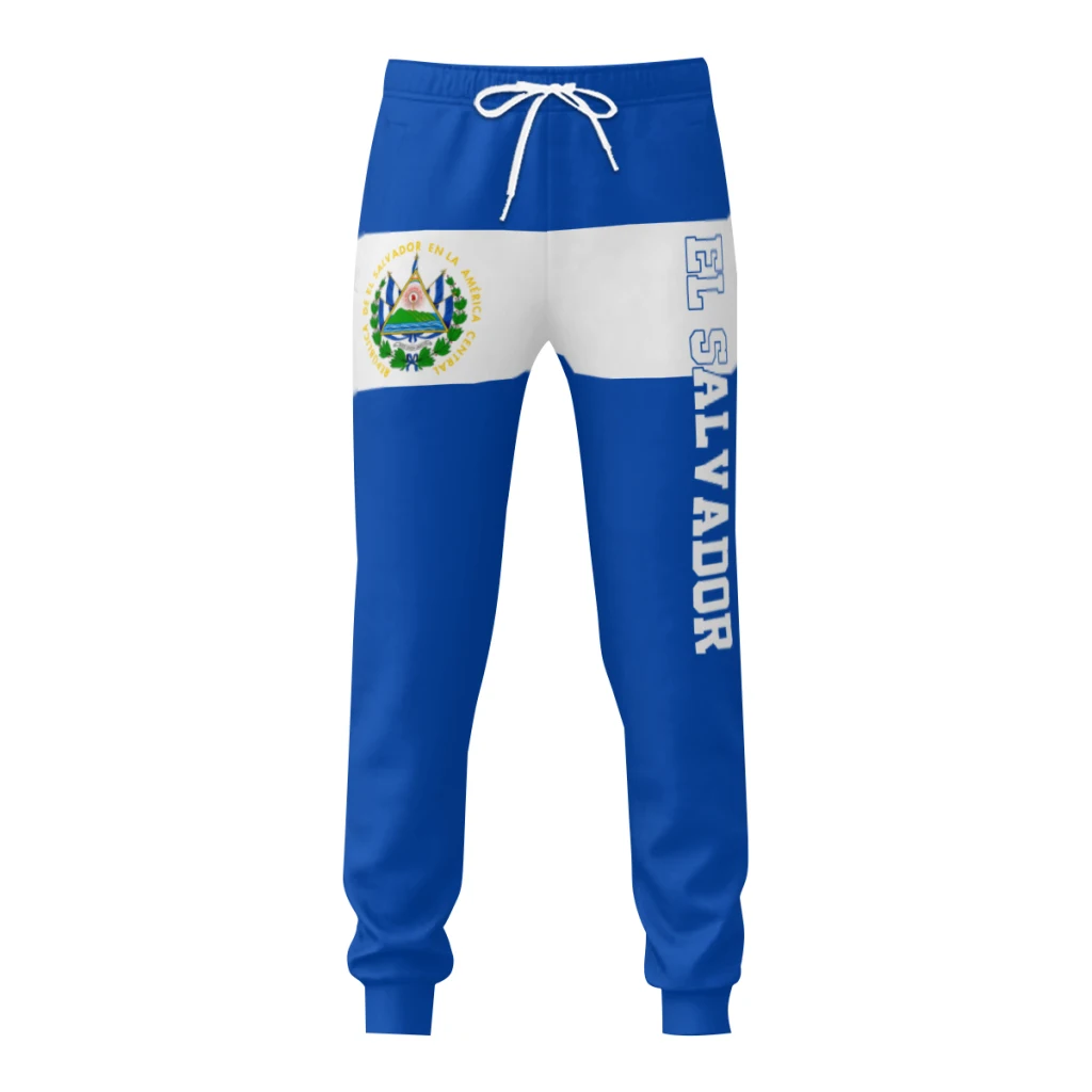 Мужские спортивные штаны с флагом Сальвадора карманами Джоггеры для футбола