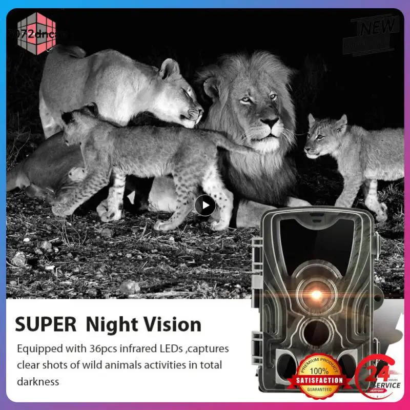 

1/2/3PCS Wildlife Camera Night Vision Pir Sensor Hunting Cameras 16mp Outdoor Hunting Trail Camera Hc801a Photo Traps