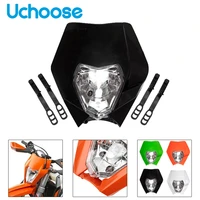 new motorcycle headlight motorcycle modified lampshade grimace light waterproof super bright personality multicolor 12v