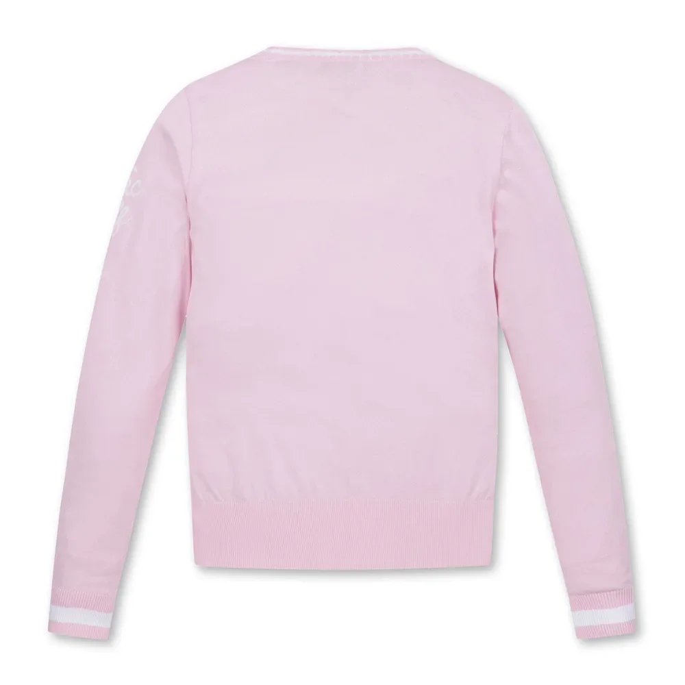 Новый стильный пуловер для гольфа универсальный и удобный женский облегающий