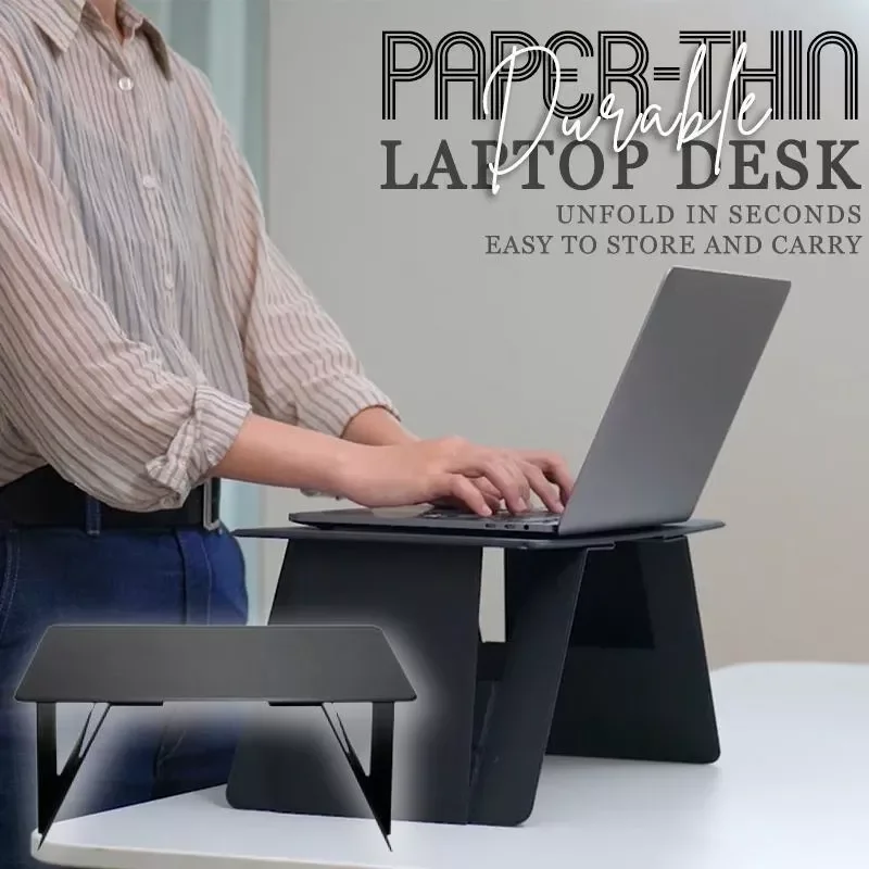 

Foldable Laptop Stand Portable Support Base Notebook Stand Lapdesk Multifunctional Computer Desks Holder Cooling Pad Riser