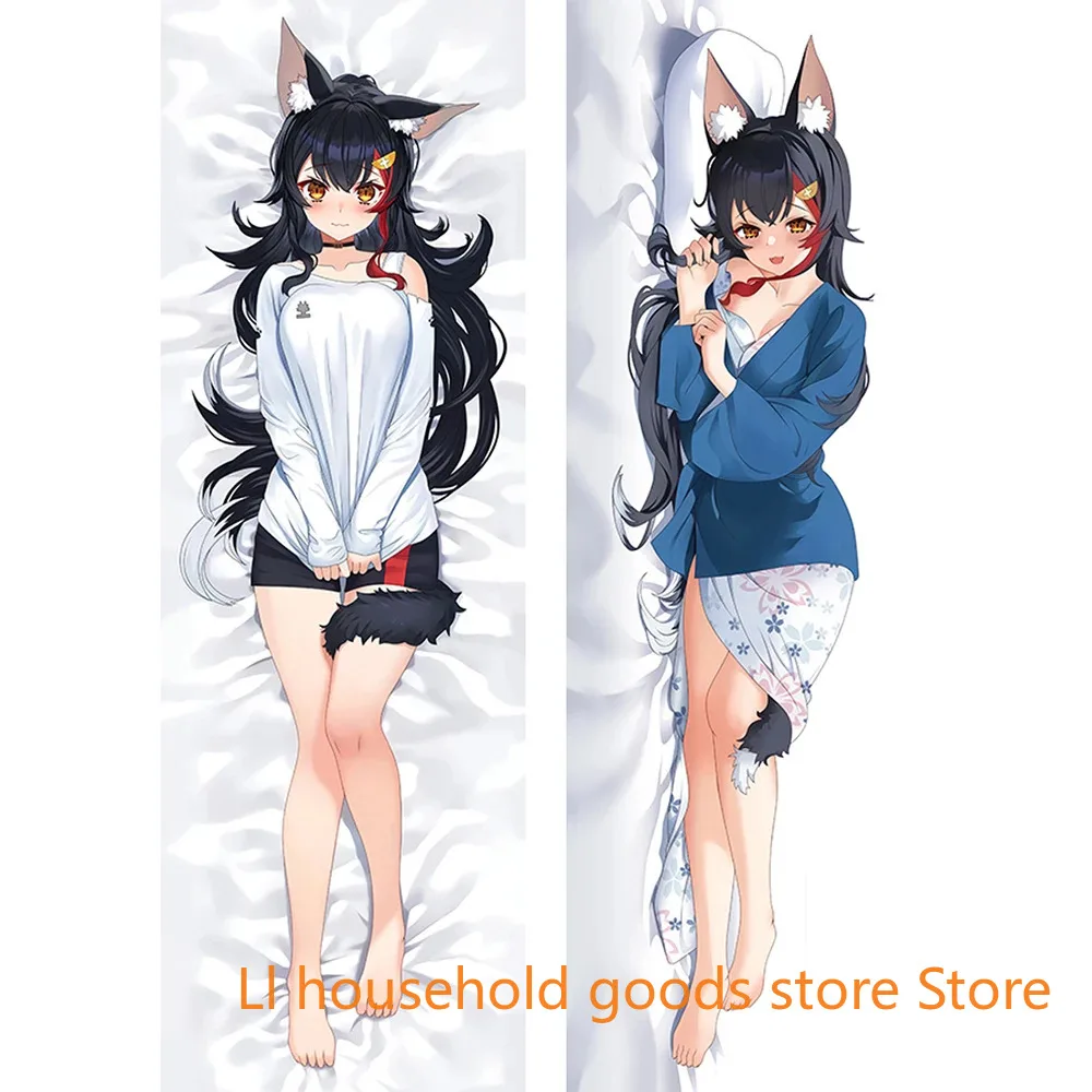 Vtuber Fiskokami Mio Dakimakura Waifu Наволочка 2-сторонняя наволочка с принтом