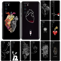 cartoon charged heart witchy phone case for huawei p10 lite p20 p30 p40 lite p50 pro plus p smart z case soft silicone cover