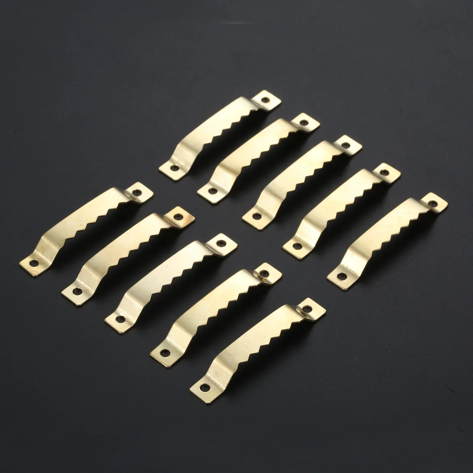 

20 шт., невидимая металлическая настенная вешалка с резьбой и зубцами, 52*8 мм/2 дюйма, бронза/золото/черный