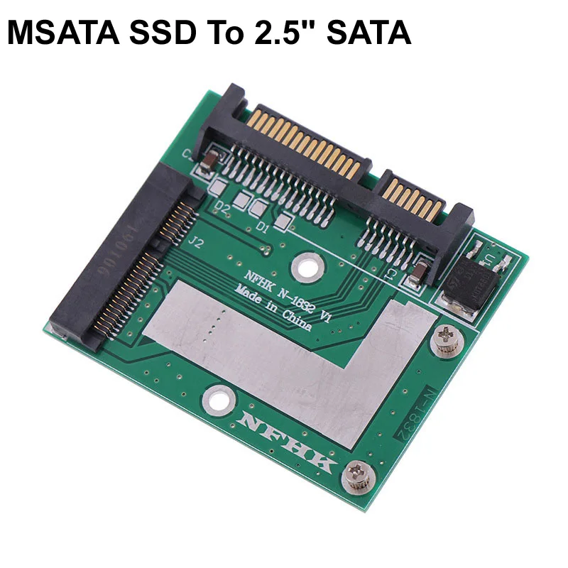 

MSATA SSD To 2.5" SATA 3.0 6.0gps PCIE 2.5 Inch Hard Drive Adapter Converter Card Module Board Mini Pcie Ssd