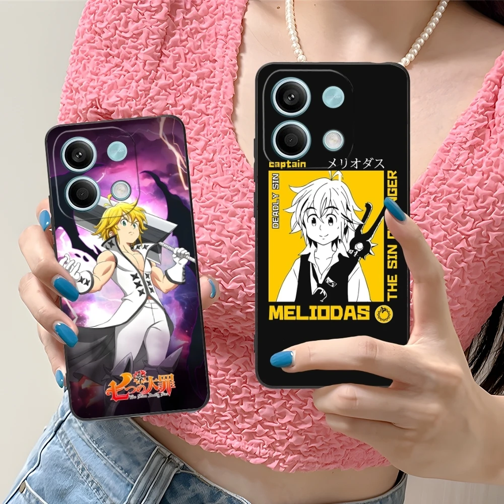 Чехол для сотового телефона &quotСемь смертных грехов&quot Meliodas Xiaomi Redmi 14 13 13C 12 12C 10 10C A1