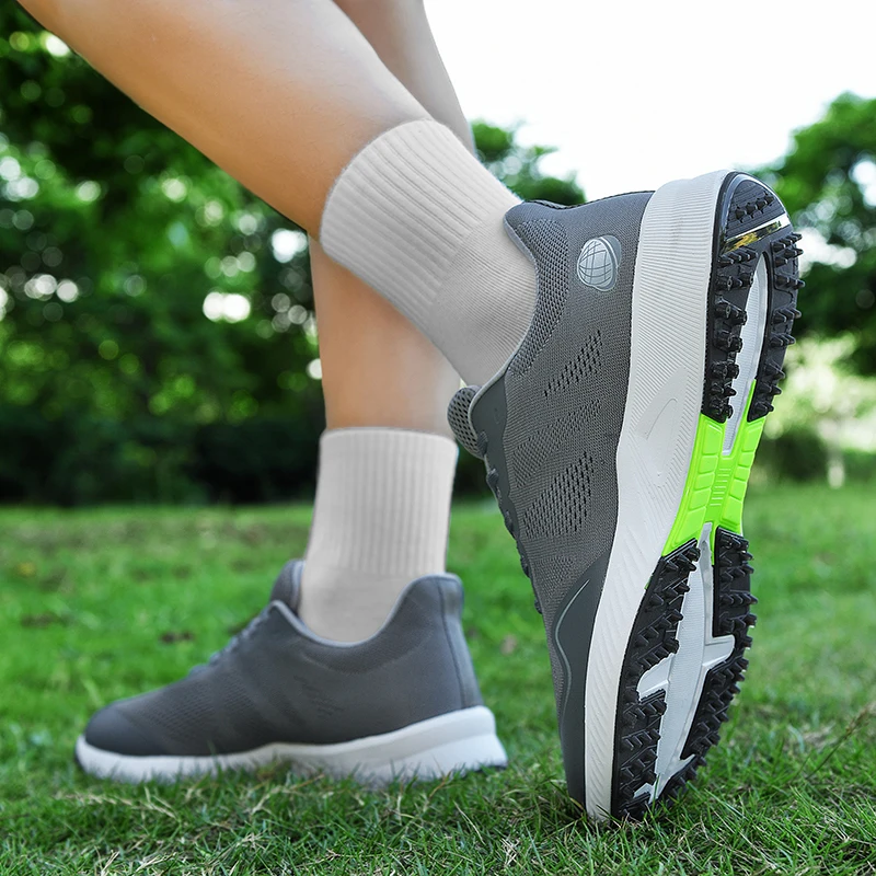 Men Golf Shoes Professional Spikes Golfer Sport Women Athletics Golf Sneakers Golfing Shoes Walking Sneakers