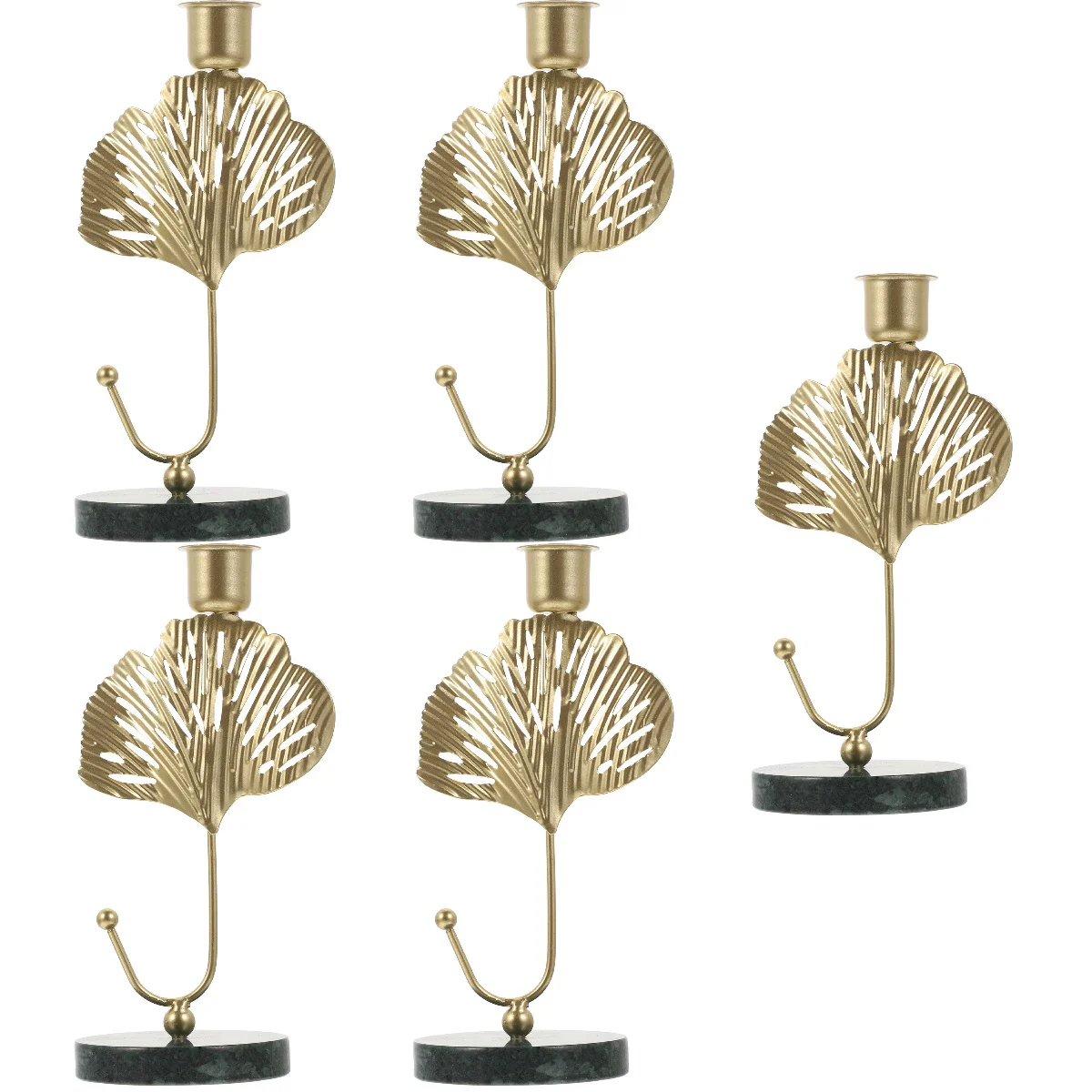 

5x Holder For Table Centerpiece Holders For Pillar Candlestick Holder Stand