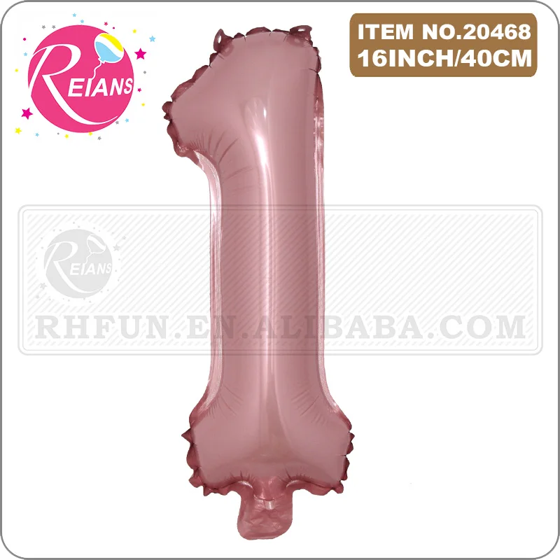 16-дюймовые фольгированные воздушные шары с надписью и цифрами |
