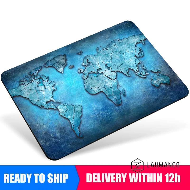 World Map Mouse Pad Gamer Gaming Pc Accessories Deskmat Table Mat Office Carpet Mausepad Keyboard Mousepad Desk Small Rug |