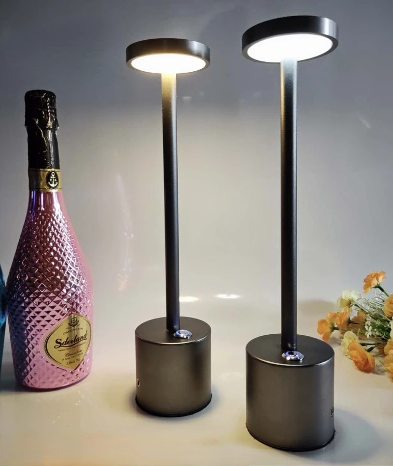 Беспроводная Настольная лампа с сенсорным управлением трехуровневый светильник