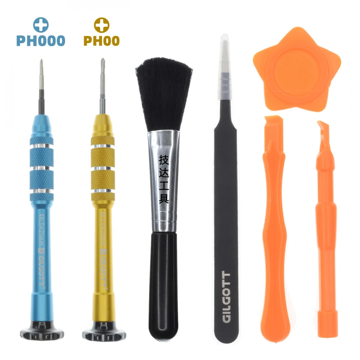 Металлическая магнитная отвертка GILGOTT Phillips PH000 PH00 набор инструментов для Nintendo Switch