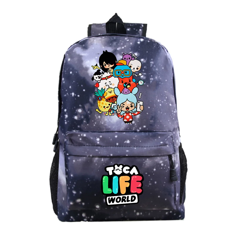Школьный рюкзак Toca Life World легкая сумка для книг рюкзаки с принтом Boca милые