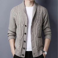 mens single breasted cardigan sweater spring autumn korean version large size lapel knitted sweater harajuku sweaters