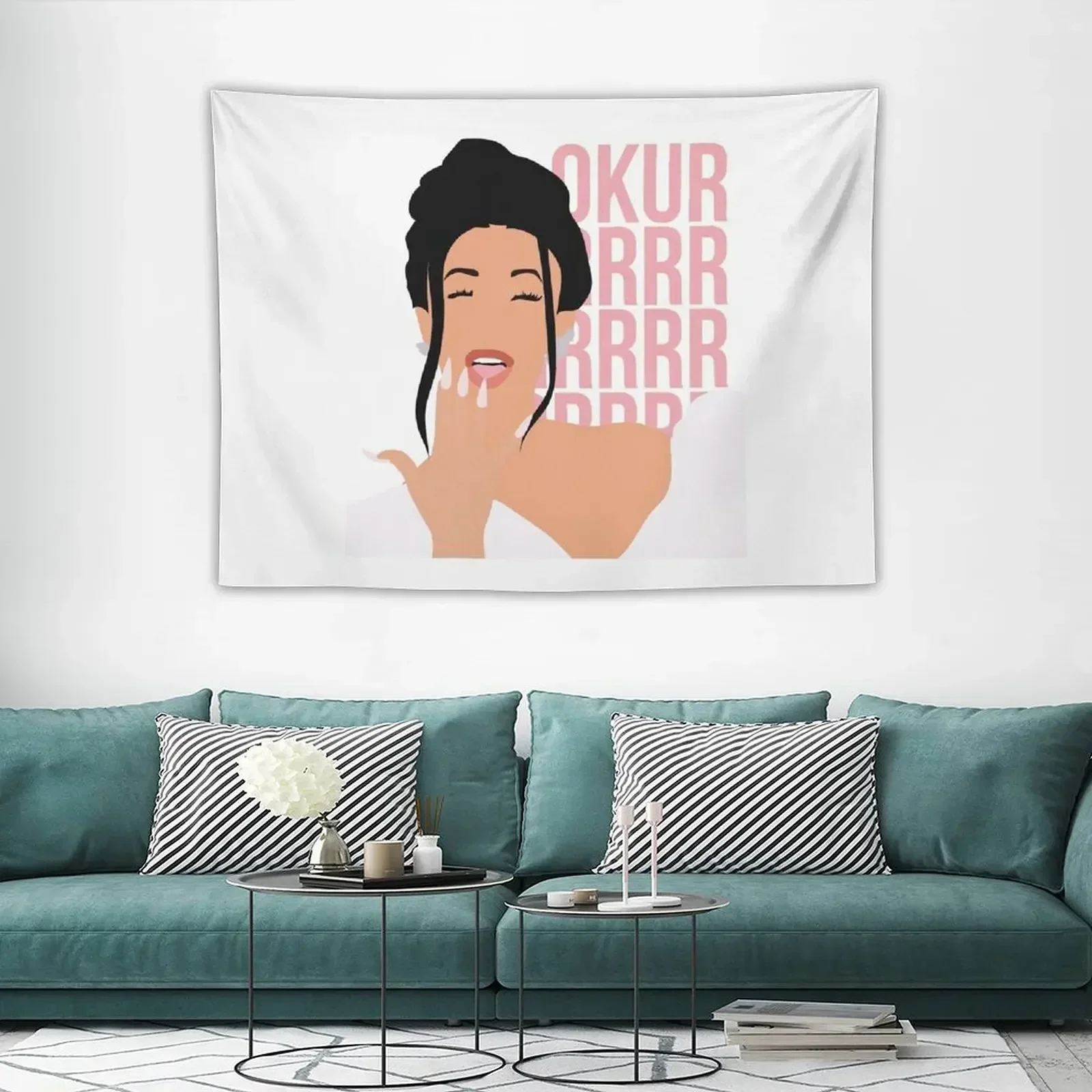 OKURRR гобелен настенная роспись украшения комнаты эстетика аксессуары грибной