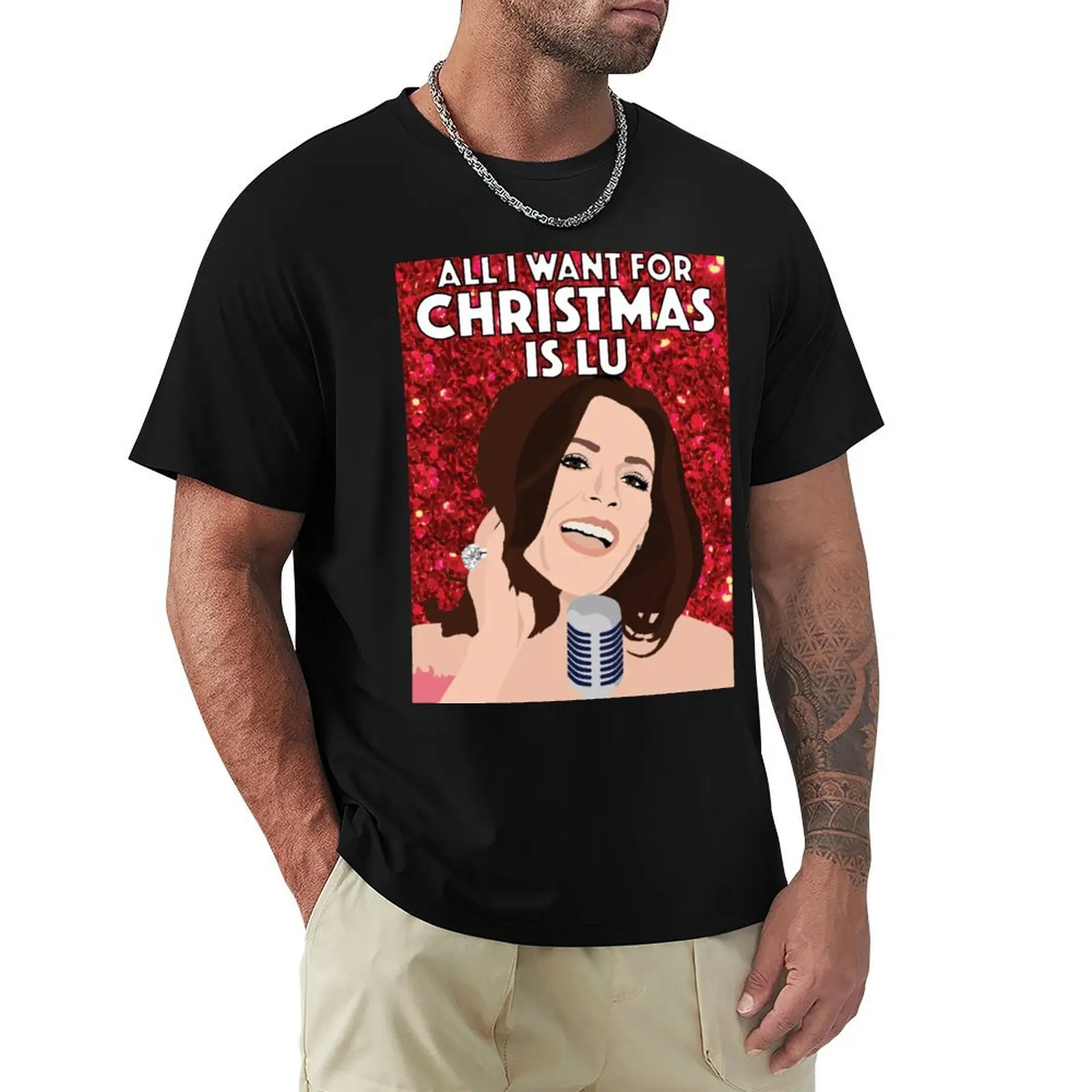 Футболка Countess Luann De Lesseps All I Want For Christmas Is Lu RHONY