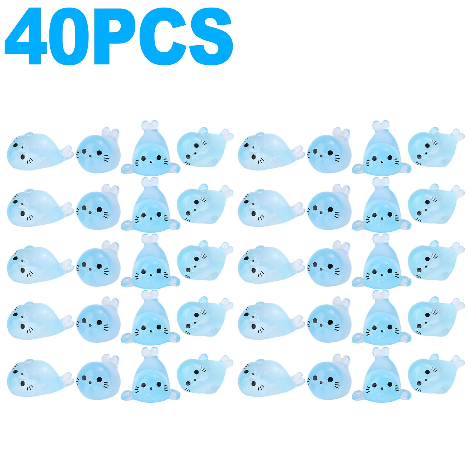 Светящиеся фигурки морских животных из смолы