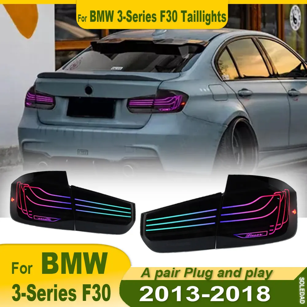 Автомобильный задний фонарь RGB в сборе для BMW 3 серии F30 F38 F80 2012-2013 2014 2015 2016 2017 2018 M3 CSL