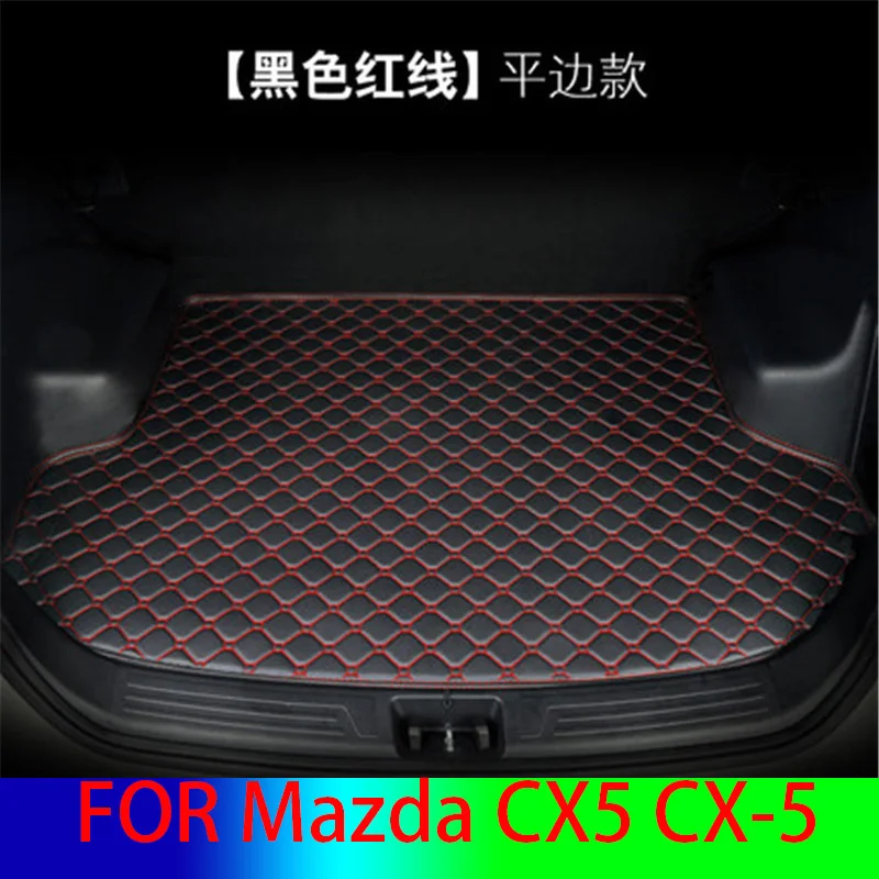 

Для Mazda CX5 CX-5 2017 2018 2019 2020 Тюнинг автомобиля Задняя подкладка Багажника Грузовой коврик лоток напольный ковер грязевой протектор