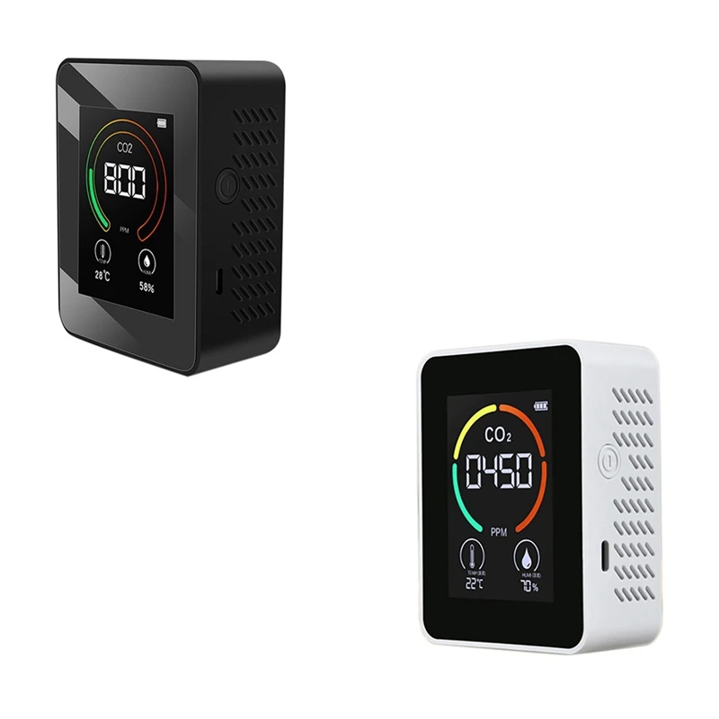 

Air Monitor CO2 Carbon Dioxide Detector Air Quality Temperature Humidity Monitor Fast Measurement Meter For CO2