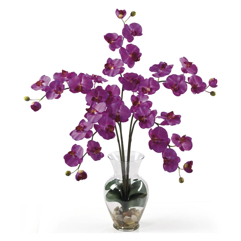 Phalaenopsis Liquid Illusion Artificial Flower Arrangement, Pink