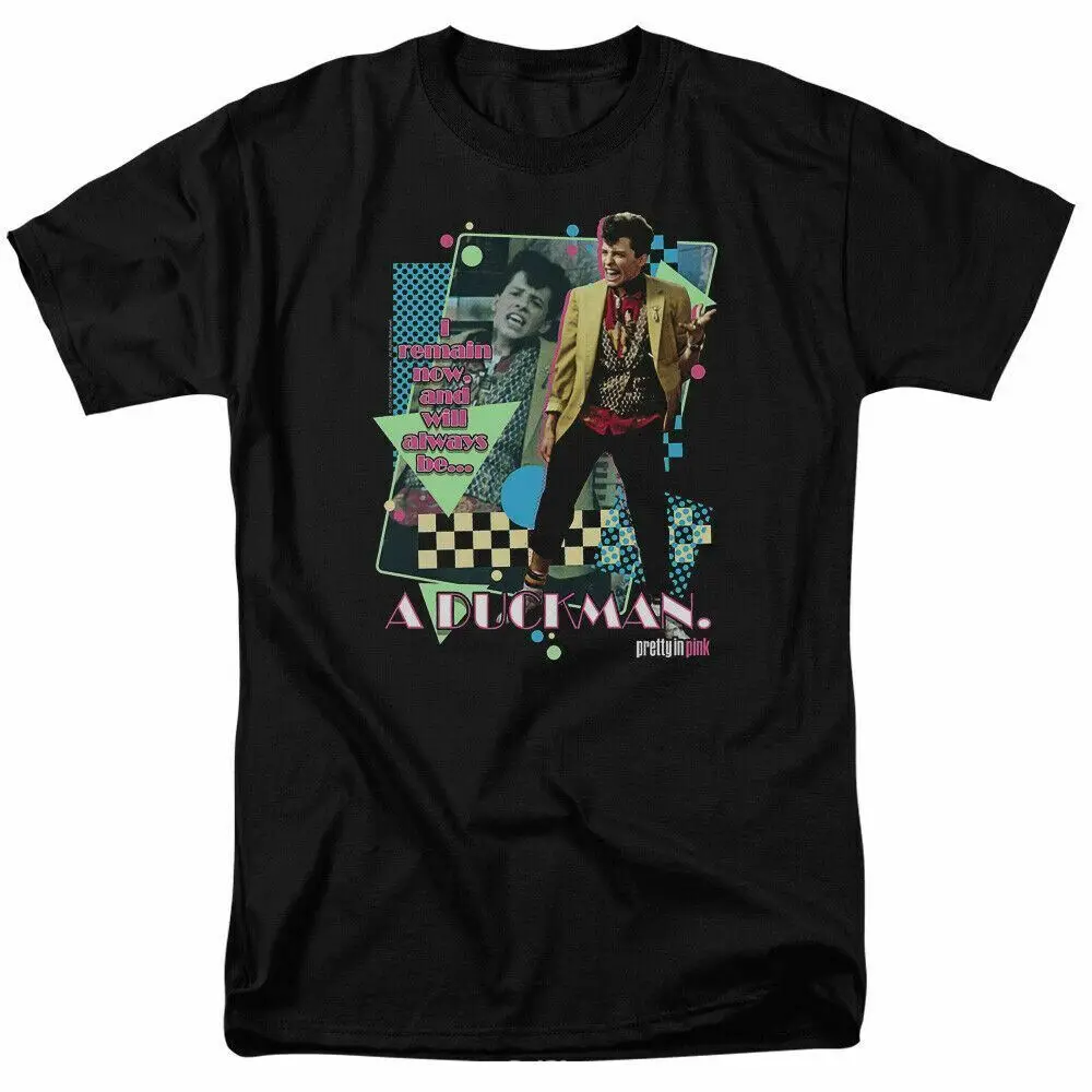 Футболка Pretty in Pink A Duckman Мужская Лицензированная в стиле 80-х фильмов