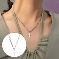 smooth 925 sterling silver jewellery necklace cross pendant chain love gifts
